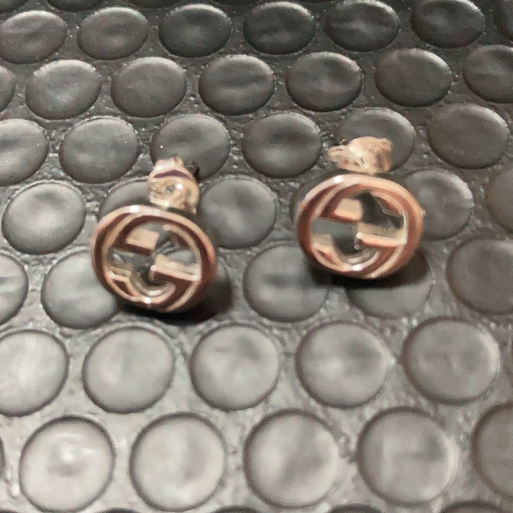 Gucci Silve 925 Doubt G Earrings - Picture 2 of 7